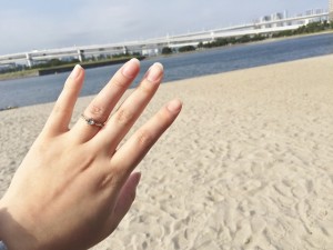 指輪と海